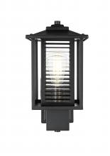 Elegant OD344W14BK - Bouvier 7 inch Outdoor Pendant in Black