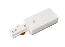 Elegant TKAEF-MW - END FEED CONNECTOR FOR TRACK SECTION, MATTE frosted white