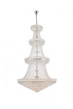 Elegant V1800G54C/RC - Primo 48 Light Chrome Chandelier Clear Royal Cut Crystal