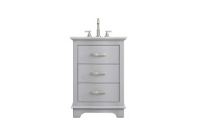 Elegant VF10224GR - Vanity Cabinet 24"W x 22"D x 34"H grey