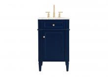 Elegant VF12521BL - 21 inch Single bathroom vanity in blue