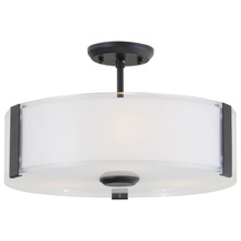 DVI Lighting DVP14512GR-SSOP - Zurich 3 Light Semi-Flush Mount