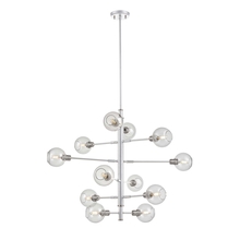 DVI Lighting DVP20849SN+CH-CL - Ocean Drive 12 Light Foyer