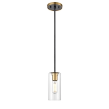 DVI Lighting DVP24721BR+GR-CL - Barker Mini-Pendant