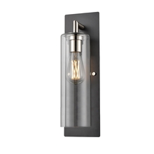 DVI Lighting DVP24772SN+GR-CL - Barker Sconce