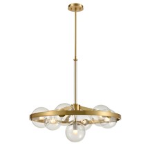 DVI Lighting DVP27027VBR-CL - Courcelette 7 Light Chandelier