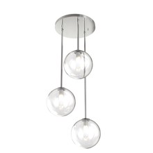 DVI Lighting DVP27053CH-CL - Courcelette 3 Light Cluster Pendant