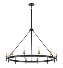 DVI Lighting DVP27345MF+EB - Cambrai 12 Light Chandelier