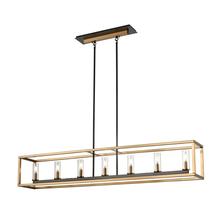 DVI Lighting DVP28104MF+BR+GR-CL - Sambre 7 Light Linear