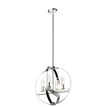 DVI Lighting DVP28848CH/SN-CL - Mont Royal 4 Light Pendant