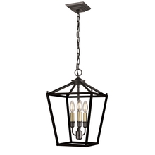 DVI Lighting DVP30147MF+GR - Lundy's Lane 3 Light Pendant