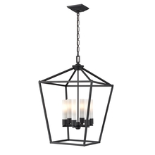 DVI Lighting DVP30177BK-OP - Lundy's Lane Outdoor 6 Light Pendant