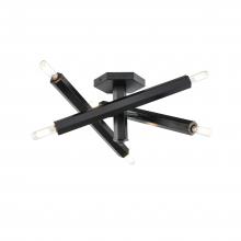 DVI Lighting DVP30613EB - KESTREL 6 LT SEMI FLUSH