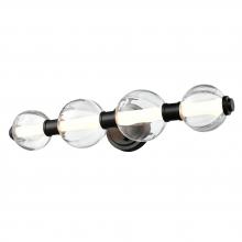 DVI Lighting DVP34943EB-PUC - Glimme 24" Vanity/Sconce, BK w/pumpkin