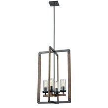 DVI Lighting DVP38649GR+IW-CL - Okanagan 29 Inch 4 Light Foyer