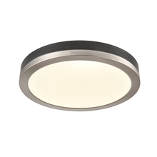 DVI Lighting DVP39342SN+GR - Temagami 12 Inch Flush Mount