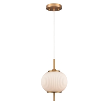 DVI Lighting DVP40021BR-RIO - Mount Pearl 12.75 Inch Pendant