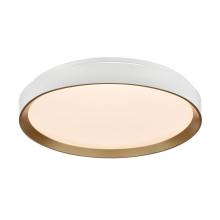 DVI Lighting DVP40248GD+MW-5CCT - HUDSON 18.5" LED FLUSH MOUNT