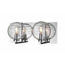 DVI Lighting DVP40422CH-RPG - TROPEA 2 LT BATHROOM VANITY CHROME
