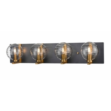 DVI Lighting DVP40444BR+GR-RPG - Tropea 4 Light Vanity