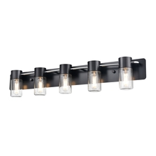 DVI Lighting DVP40755EB+CH-SDY - Tuxedo 5 Light Vanity