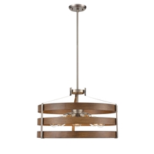 DVI Lighting DVP41808BN+BAW - Fort Garry 5 Light Pendant