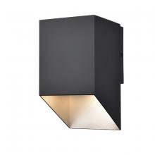 DVI Lighting DVP43060SS+BK - Brecon Outdoor Square 8.5 Inch Sconce