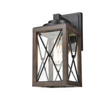 DVI Lighting DVP43371BK+IW-CL - County Fair Small Sconce