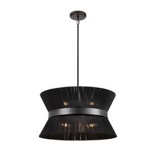 DVI Lighting DVP43605EB-BK - Ellesmere 6 Light Pendant