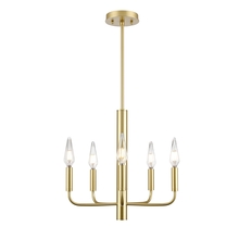 DVI Lighting DVP44025MF+PSB - Olivia 5 Light Chandelier