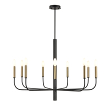 DVI Lighting DVP44029MF+GR - Olivia 9 Light Chandelier