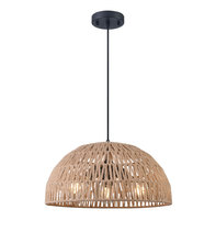 DVI Lighting DVP44238BK-TY - Lac Du Bonnet 18" 3 Light Pendant