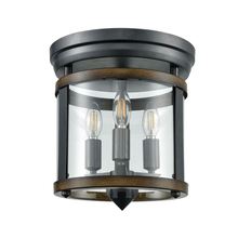 DVI Lighting DVP4432GR/IW - Niagara 3 Light Flush Mount