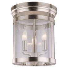 DVI Lighting DVP4432SN - Niagara 3 Light Flush Mount