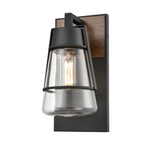 DVI Lighting DVP44472BK+IW-CL - Lake of the Woods Outdoor 11.5 Inch Sconce