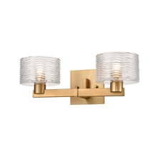 DVI Lighting DVP4522BR-RPG - Percussion 2 Light Vanity