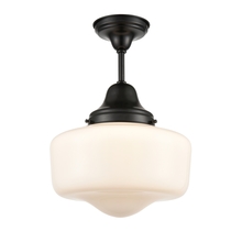 DVI Lighting DVP7511EB - Schoolhouse Semi-Flush Mount