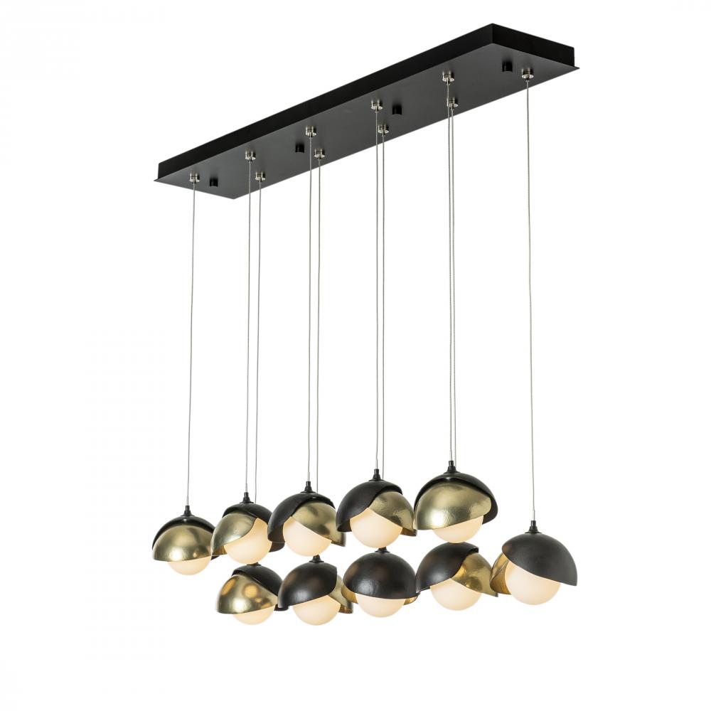 Brooklyn 10-Light Double Shade Pendant