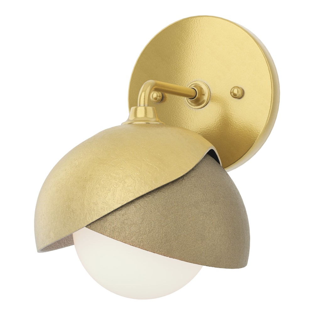 Brooklyn 1-Light Double Shade Bath Sconce