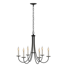 Hubbardton Forge - Canada 101160-SKT-10 - Simple Sweep 6 Arm Chandelier