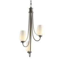 Hubbardton Forge - Canada 103033-SKT-07-GG0303 - Flora 3 Arm Chandelier