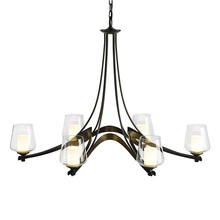 Hubbardton Forge - Canada 104116-SKT-07-ZU0291 - Oval Ribbon 6 Arm Chandelier