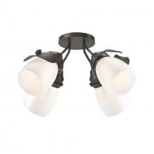 Hubbardton Forge - Canada 121371-SKT-07-GG0330 - Lapas 4-Light Semi-Flush