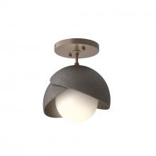 Hubbardton Forge - Canada 121377-SKT-05-14-GG0711 - Brooklyn 1-Light Double Shade Semi-Flush