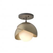 Hubbardton Forge - Canada 121377-SKT-20-84-GG0711 - Brooklyn 1-Light Double Shade Semi-Flush