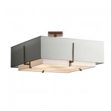 Hubbardton Forge - Canada 126513-SKT-05-SF2012-SJ2401 - Exos Square Large Double Shade Semi-Flush