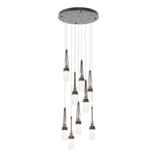 Hubbardton Forge - Canada 131100-SKT-STND-14-YG0434 - Link 9-Light Blown Glass Pendant