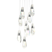 Hubbardton Forge - Canada 131101-SKT-LONG-10-CR - Luma 9-Light Large Crystal Pendant