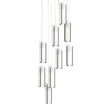 Hubbardton Forge - Canada 131104-SKT-LONG-10-GG0065 - Exos Glass 9-Light Pendant