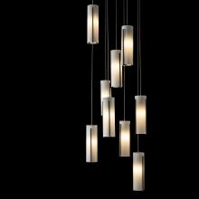 Hubbardton Forge - Canada 131104-SKT-STND-10-GG0065 - Exos Glass 9-Light Pendant